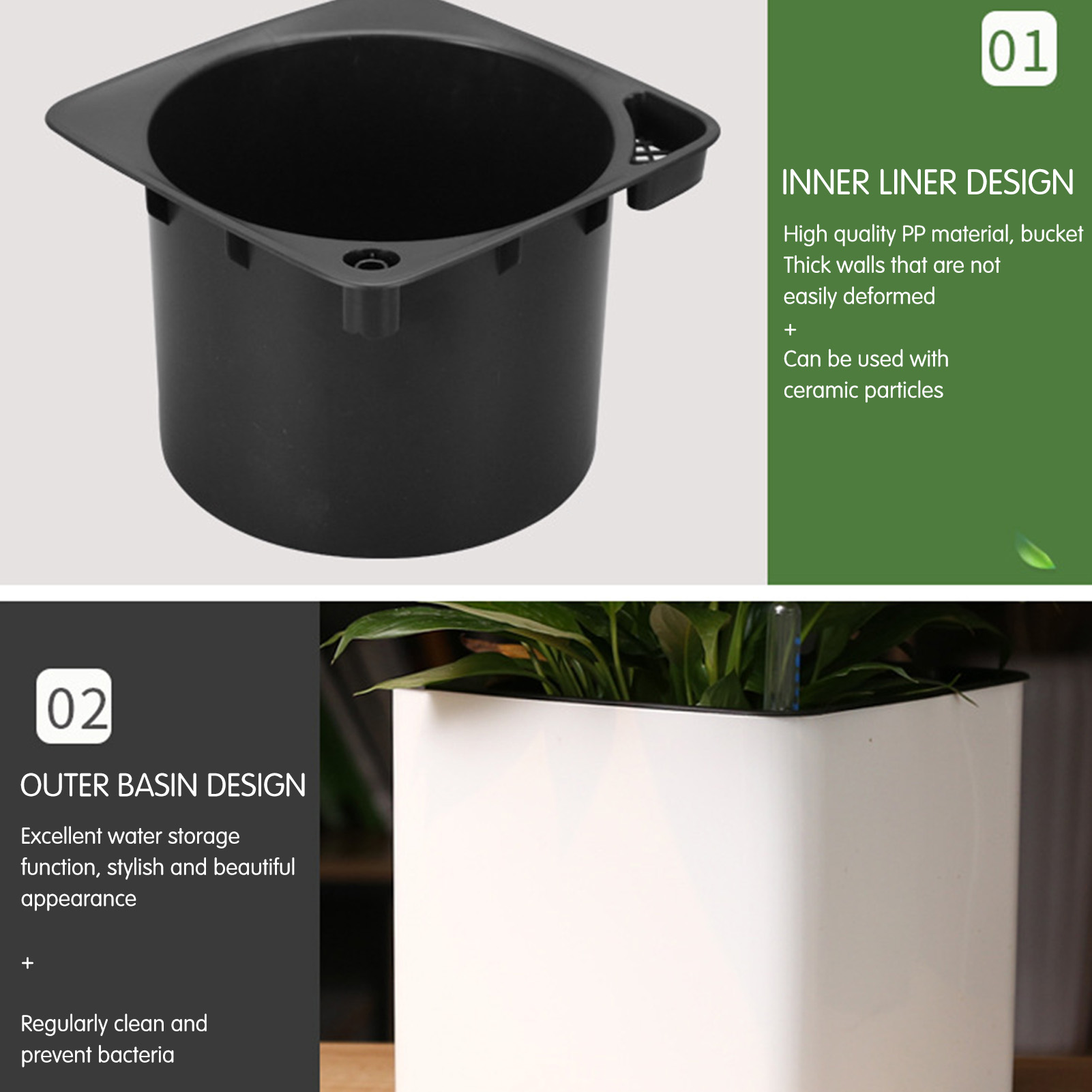 Zelfwaterende plantenbak Zelfw - Self Watering Insert recensie en prijs